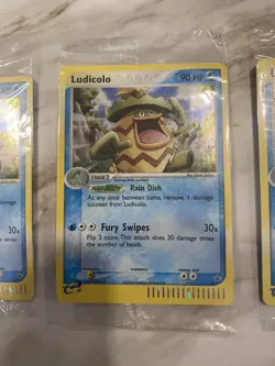 Pokemon TCG Sealed Ludicolo Promo Cards x4 **NM Condition** - Image 3