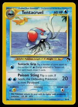 Pokemon Card - Tentacruel Southern Islands 10/18 Promo - Image 1