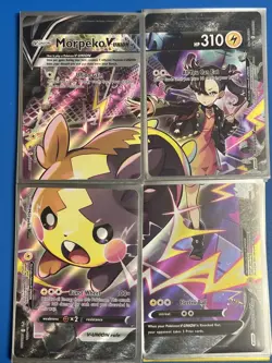 Morpeko V-Union Set SWSH287 SWSH290 English Near Mint Pokemon Trading Card Game - Image 1