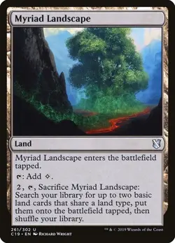 Myriad Landscape Commander 2019 NM Land Uncommon MAGIC GATHERING CARD ABUGames - Image 1