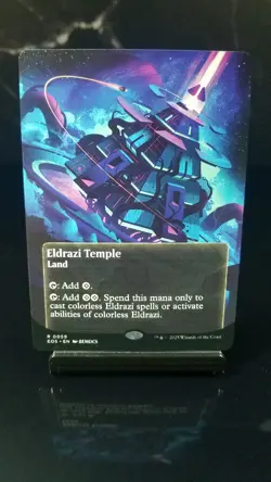 Eldrazi Temple (Borderless) Non-Foil x1 #59 - Edge of Eternities (EOE) - Image 1