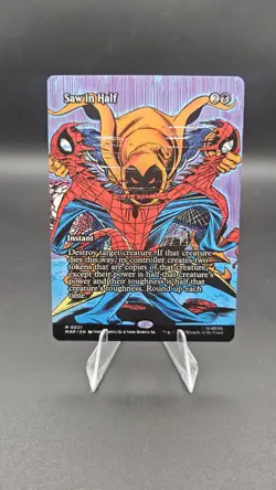 Saw in Half 0021 Borderless MTG Spider-Man Non-Foil NM/M - Image 1