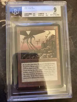 *** ALPHA The Hive *** BGS 9 MINT - DUTY PAID - Vintage MtG Magic - Image 1