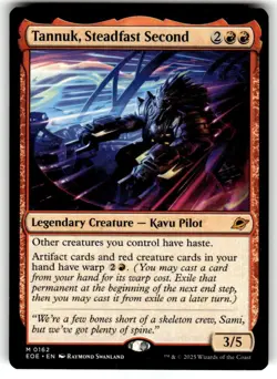 x1 Tannuk, Steadfast Second EOE Edge of Eternities MTG 162 M/NM 1x - Image 1