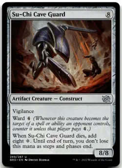 MTG Su-Chi Cave Guard U The Brothers' War 249 LP - Image 1