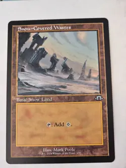 MTG - Snow-Covered Wastes Retro Frame - Modern Horizons 3 - Image 1