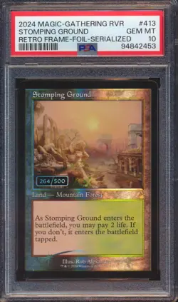 2024 MAGIC THE GATHERING STOMPING GROUND RETRO FRAME SERIALIZED /500 PSA 10! - Image 1