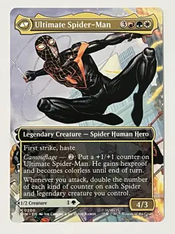 Miles Morales (0200) (Borderless) Marvel's Spider-Man Non-Foil MTG NM - Image 2