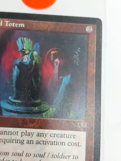 1996 Magic: The Gathering Mirage Cursed Totem Rare NM - Image 5