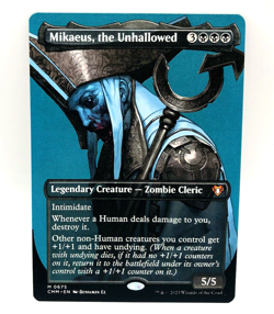 MTG Mikaeus the Unhallowed 0675 Borderless NM+ Mythic Commander Masters CMM 2023 - Image 1