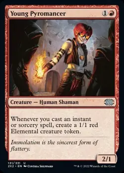YOUNG PYROMANCER X3 (ONE IS FOIL!) *DOUBLE MASTERS 2022* - Image 1