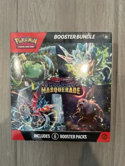 Pokemon TCG Scarlet & Violet Twilight Masquerade Booster Bundle 6 Packs - Image 1