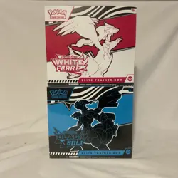 Pokemon TCG Scarlet & Violet Black Bolt and White Flare ETB, Set of 2, IN HAND - Image 1