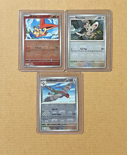 Pokemon Scarlet & Violet Black Bolt 3 Card Master Ball Lot Victini (012) & More - Image 1
