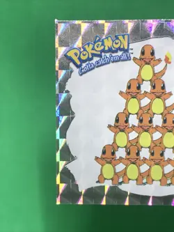 Charmander Pyramid Pr04 1999 Pokemon Artbox Sticker Prizm Series 1 Nintendo NM+ - Image 2