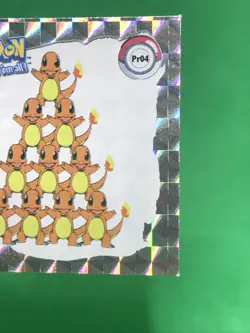 Charmander Pyramid Pr04 1999 Pokemon Artbox Sticker Prizm Series 1 Nintendo NM+ - Image 3