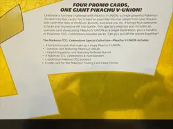 Pokemon Celebrations Pikachu V-Union Collection Box 25th Anniversary. 820650809156 - Image 3