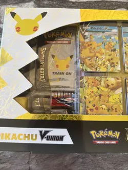 Pokemon Celebrations Pikachu V-Union Collection Box 25th Anniversary. 820650809156 - Image 4