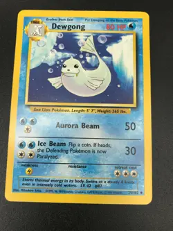 Dewgong 25/102 Base Set Unlimited Pokemon 1999 WOTC NM - Image 1