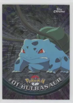 Bulbasaur Topps Chrome Pokemon TV Animation Edition #1 2000 - Image 1