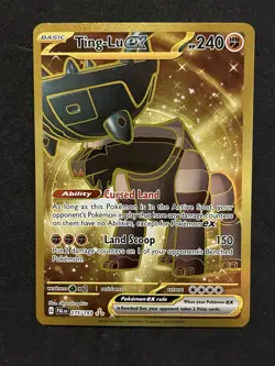 Ting-Lu ex Gold Hyper Rare 275/193 Pokemon Paldea Evolved English - Image 1