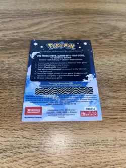Pokemon Scarlet And Violet Serial Codes Shiny Koraidon or Miraidon *Unscratched* - Image 4
