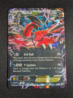 Pokemon Yveltal EX XY08 Ultra Rare XY Black Star Promo NM - Image 1