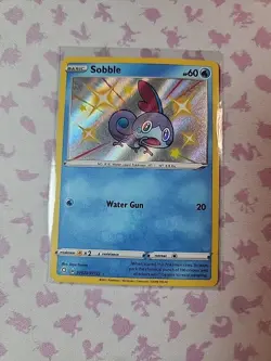 Pokemon Shining Fates Sobble Shiny Rare SV025/SV122 NM - Image 1