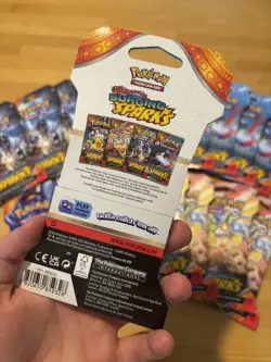 Pokemon Scarlet & Violet Surging Sparks Sealed Blister Pack Lot Of 22 - Image 3