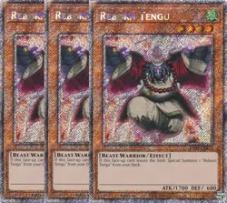 3x Yu-Gi-Oh! Reborn Tengu RA03-EN251 Platinum Secret Rare Playset - Image 1