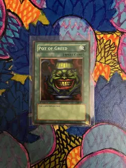 Yu-Gi-Oh! TCG Pot of Greed Starter Deck Yugi Evolution SYE-040 1st Edition NM - Image 1