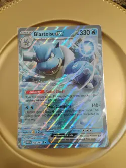 Blastoise EX Black Star Promo Mew Jumbo Card - Image 1