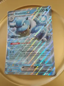 Blastoise EX Black Star Promo Mew Jumbo Card - Image 2