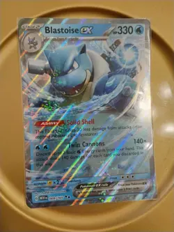 Blastoise EX Black Star Promo Mew Jumbo Card - Image 3