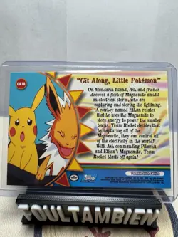 Topps Pokemon Tv Animation Series Git Along Little Pokemon Foil Card - Image 2