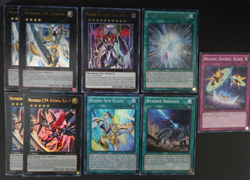 Yugioh x9 Card Set Utopia Number 39 Number XX Utopic Rank Up Reverse Rising Sun - Image 1