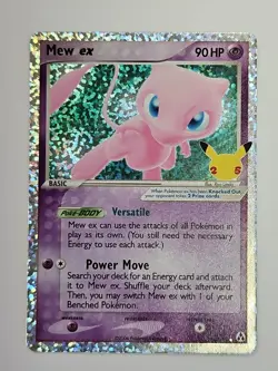 Pokemon Mew EX Celebrations 25th Anniversary Ultra Rare Holo Card 88/92 - Image 1