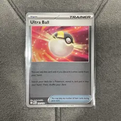 Ultra Ball Reverse Holo Mega Evolution English Pokemon Card 131/132 - Image 1