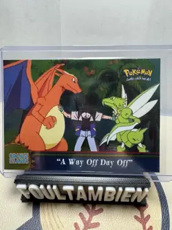 Topps Pokemon Tv Animation Series A Way Off Day Off Foil Card - Image 1
