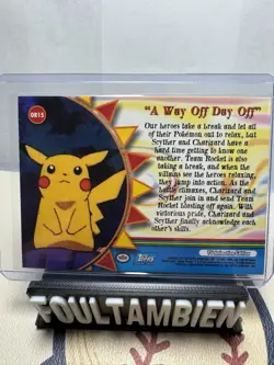 Topps Pokemon Tv Animation Series A Way Off Day Off Foil Card - Image 2
