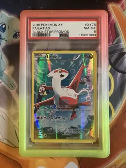 2015 PSA 8 Latias XY78 Full Art Black Star Promo Card Card POP 260 - Image 1