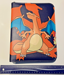 400 Card Pocket Binder 4 Pocket Trading Card Album Folder Pokemon TCG Charizard - Image 1