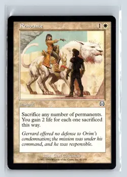 RENOUNCE - MTG Magic the Gathering Card - Mercadian Masques - Uncommon - Image 1