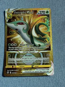 Pokemon TCG SWSH VMAX & VSTAR 4 CARD LOT - Glaceon VMAX, Lapras, Serperior, etc. - Image 4
