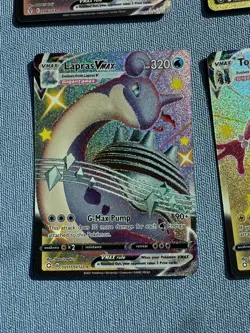 Pokemon TCG SWSH VMAX & VSTAR 4 CARD LOT - Glaceon VMAX, Lapras, Serperior, etc. - Image 5