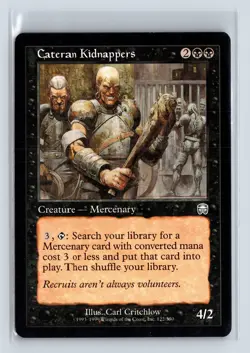 CATERAN KIDNAPPERS - MTG Magic the Gathering Card - Mercadian Masques - Uncommon - Image 1