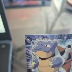 Pokemon Card Topps 1999 Non Ho;o Black Logo # 09 Blastoise MP - Image 4