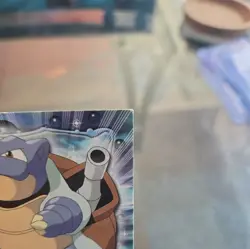 Pokemon Card Topps 1999 Non Ho;o Black Logo # 09 Blastoise MP - Image 5