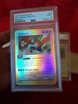 Mint Psa Graded Rainbow Reverse Holo Ex Dragon Salamence Pokemon Card Bundle Lot - Image 2
