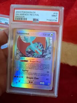 Mint Psa Graded Rainbow Reverse Holo Ex Dragon Salamence Pokemon Card Bundle Lot - Image 4